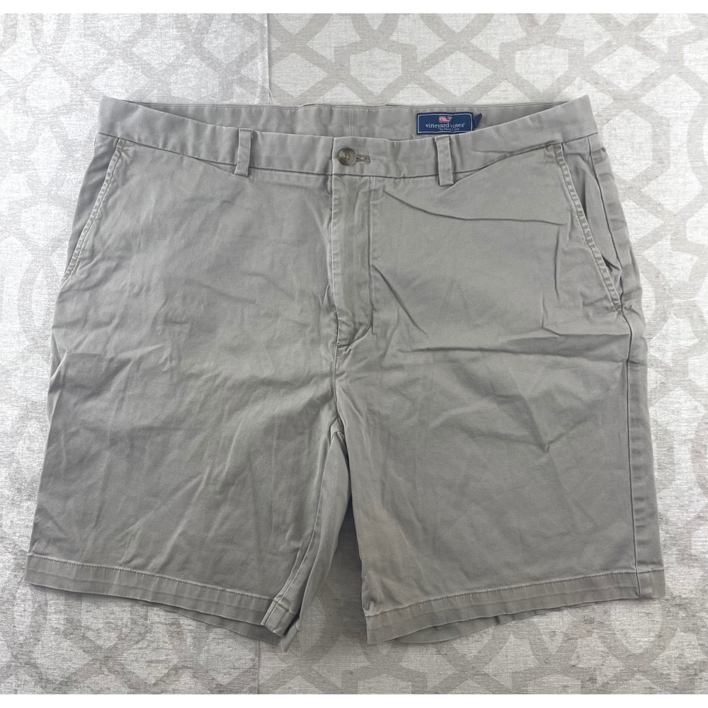 Vineyard Vines Mens Breaker Shorts Khaki Tan Stretch Cotton Size 40‎
